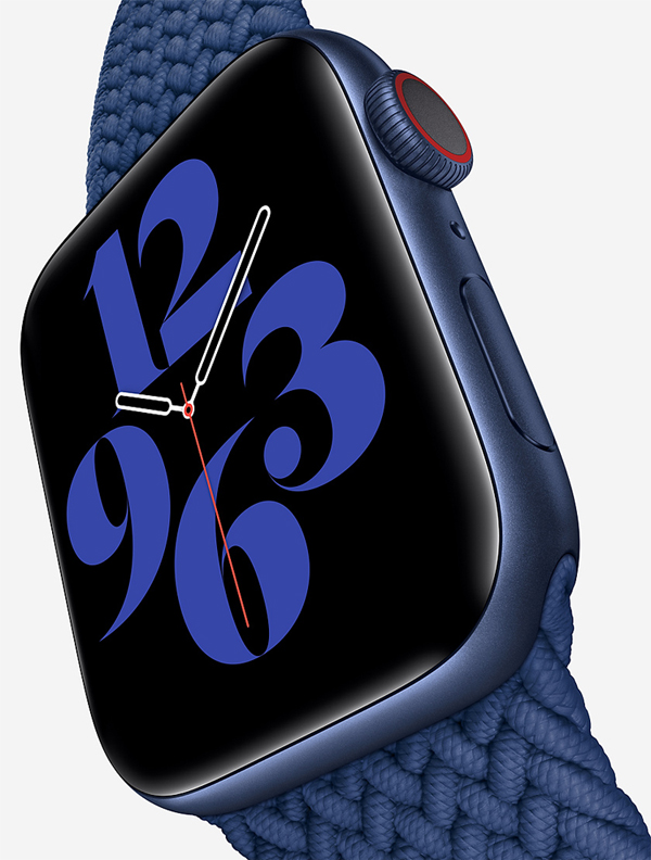L'Apple Watch Series 6, une montre connectée  qui mesure le taux d'oxygène dans le sang