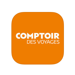 L'application Comptoir des Voyages,  Luciole, " best personal traveler "