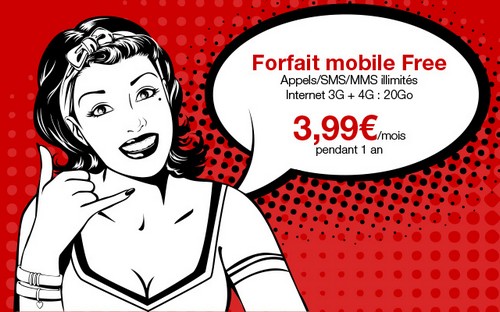L'offre promotionnelle de Free à 3,99 €  est prolongée L'offre promotionnelle de Free à 3,99 €  est prolongée