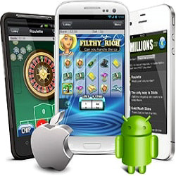 Jouez  des jeux de casinos sur votre smartphone