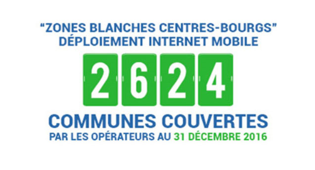 La couverture internet mobile des zones blanches progresse en France