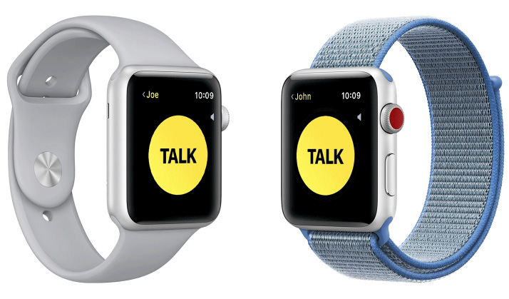 La fonction Talkie-Walkie est de retour sur l'Apple Watch 