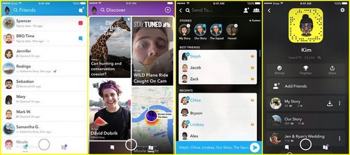 En difficulté financière, Snapchat décide de dévoiler sa nouvelle interface