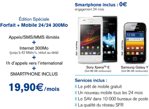 La Poste Mobile lance un forfait illimité à 19.90€ par mois avec un smartphone inclus La Poste Mobile lance un forfait illimité à 19.90€ par mois avec un smartphone inclus
