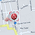 La Ville de Bordeaux permet aux personnes handicapées de trouver des places de parking via leur mobile