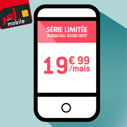 NRJ Mobile : forfait 50 Go � 19,99�  par mois