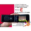 Le match de Rugby France/Ecosse fut prsent en TV Mobile