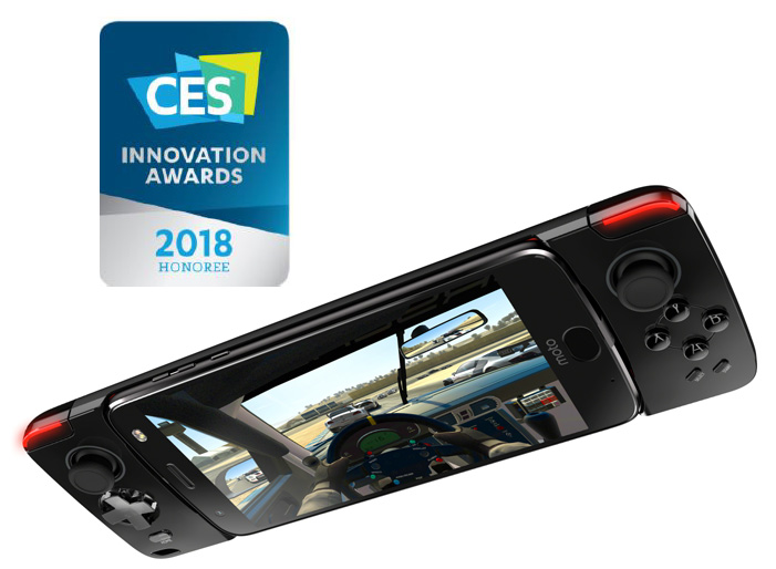 CES 2018 : le moto mod Gamepad de Motorola remporte un  Innovation Awards
