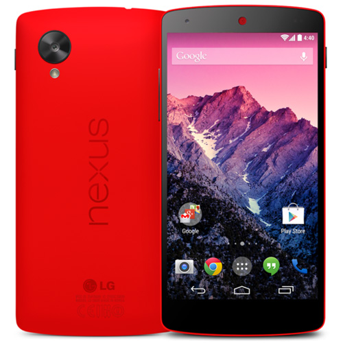 Le Nexus 5 est disponible en rouge