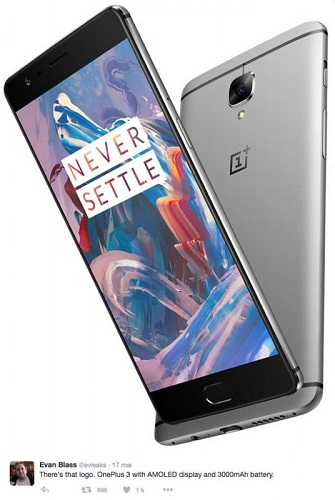 Les caractéristiques du OnePlus 3 se précisent