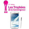 Le Samsung Galaxy Note II remporte le Trophe de la Convergence 2012 du meilleur Terminal Mobile 