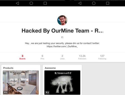 Les comptes de Mark Zuckerberg piratés par OurMine