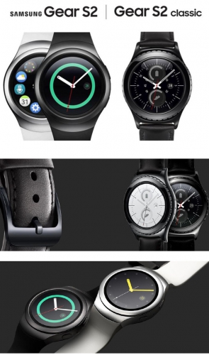 Les montres connectées Samsung Gear S2 font leur entrée en France