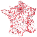 Les rseaux routier et SNCF seront intgralement couverts d'ici 2009