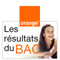 Les rsultats du Bac 2002 sur les mobiles Orange.