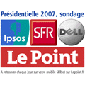 Les rsultats du baromtre lectoral en continu sur le portail mobile de SFR