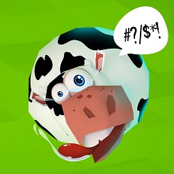 Gagner une vache grce  un jeu mobile 