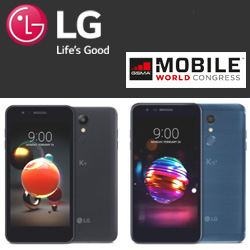 LG dvoile ses deux nouveaux modles les K8 et K10 au MWC 2018