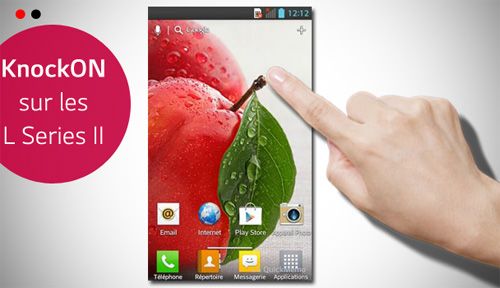 LG intègre la fonction KnockON à sa gamme Smartphone series II