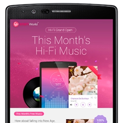 LG lance un service de musique en qualité HD sur ses smartphones premium LG offre de la musique audio HD aux utilisateurs de smartphones premium