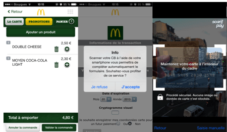 McDonald's choisit ScanPay pour ses applications mobiles de paiements en ligne