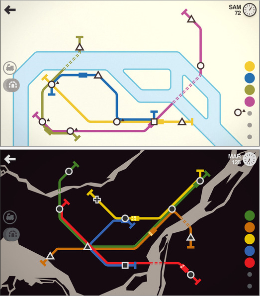 Mini Metro entre en gares sur Android et iOS 