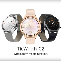 Mobvoi lance la TicWatch C2, une montre connectée Classique sous Wear OS par Google