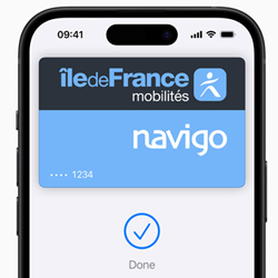 Navigo d�barque sur iPhone et Apple Watch en �le-de-France