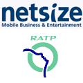 Netsize participe  l'exprimentation  BUS communiquant  de la RATP