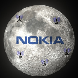 Nokia va déployer la 4G sur la lune avec la Nasa