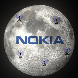 Nokia va déployer la 4G sur la lune avec la Nasa Nokia va déployer la 4G sur la lune avec la Nasa