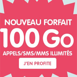 NRJ Mobile : Forfait 100 Go à 9,99 €