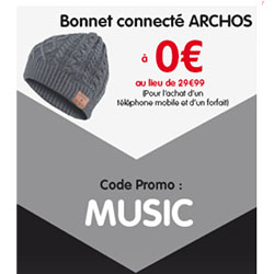 NRJ Mobile offre un bonnet connecté à ses nouveaux abonnés Pour mieux passer l'hiver en musique, NRJ Mobile offre un bonnet connecté