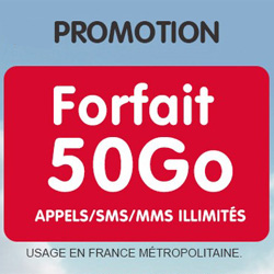 NRJ Mobile propose son forfait Woot en s�rie limit�e 50 Go � 9.99 � par mois