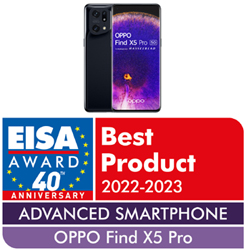 Oppo remporte une nouvelle fois le prix EISA du smartphone haut de gamme