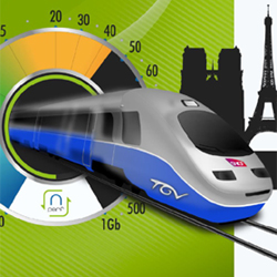 Orange a le meilleur réseau 4G à bord du TGV Paris-Lyon Etude nPerf : Orange est le meilleur réseau 4G à bord du TGV Paris-Lyon
