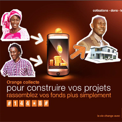 Orange Collecte, la première plateforme mobile de financement participatif en Afrique Orange lance la première plateforme de crowdfunding mobile en Afrique, en partenariat avec HelloAsso