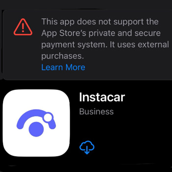 Paiements hors App Store : Apple sème la peur avec des messages d'alerte controversés Paiements hors App Store : Apple sème la peur avec des messages d'alerte controversés