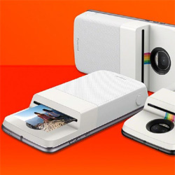 Imprimer et partager des photos partout grce au Moto Mod Polaroid Insta-Share Printer