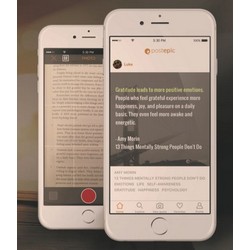 Postepic : la nouvelle application pour partager des citations