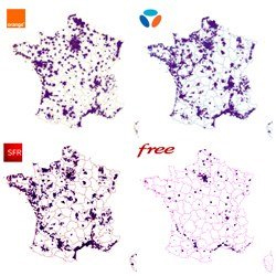 Prs de 22 000 sites 4G  au 1er mai 2016 couvre la France