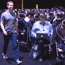 Réalité virtuelle : la photo de Mark Zuckerberg crée la polémique Réalité virtuelle : la photo de Mark Zuckerberg crée la polémique