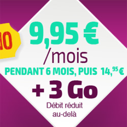 Réglo Mobile lance une offre illimitée avec 3 Go à 9,95 euros par mois pendant 6 mois Réglo Mobile lance un forfait illimité à 3 Go à 9,95 euros par mois pendant 6 mois