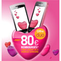 Saint Valentin : 80 € remboursés pour l'achat de deux mobiles Samsung