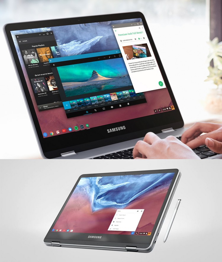 Le Chromebook Pro de Samsung est compatible avec les applications Android