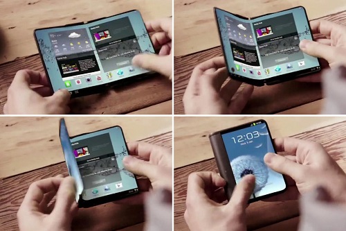 Le smartphone à écran repliable chez Samsung est prévu pour 2017