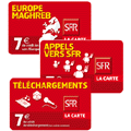 SFR La Carte : 3 nouvelles recharges prpayes