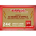 SFR La Carte : profitez jusqu'à 44 heures d'appels pour 24 € SFR La Carte : profitez jusqu'à 44 heures d'appels pour 24 €
