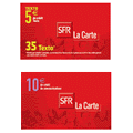SFR lance deux mini-recharges SFR La Carte