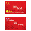 SFR lance deux mini-recharges SFR La Carte SFR lance deux mini-recharges SFR La Carte